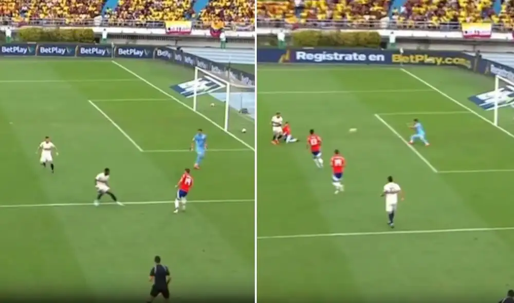 Chile y Colombia se enfrentan en Barranquilla. Foto: composición LR/captura de Movistar