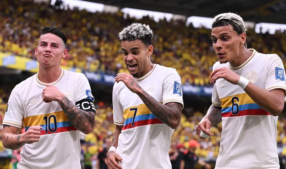 Colombia derrotó a Chile en Barranquilla por las Eliminatorias Sudamericanas 2026. Foto: AFP