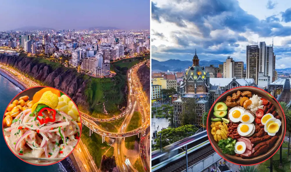 La ciudad de Medellín en Colombia y Lima en Perú fueron seleccionadas como las mejores del continente. Foto: composición LR/ Enel Group/ Travelers Apartamentos & Suites/ Mr. Cook/difusión