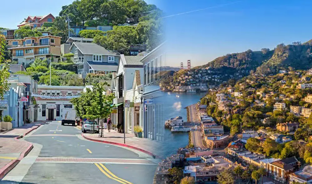 El condado de Marin es conocido por su belleza natural, sus exuberantes bosques y sus impresionantes vistas de la Bahía de San Francisco. Foto: composición LR/Travel Marin El condado de Marin es conocido por su belleza natural, sus exuberantes bosques y sus impresionantes vistas de la Bahía de San Francisco. Foto: composición LR/Travel Marin