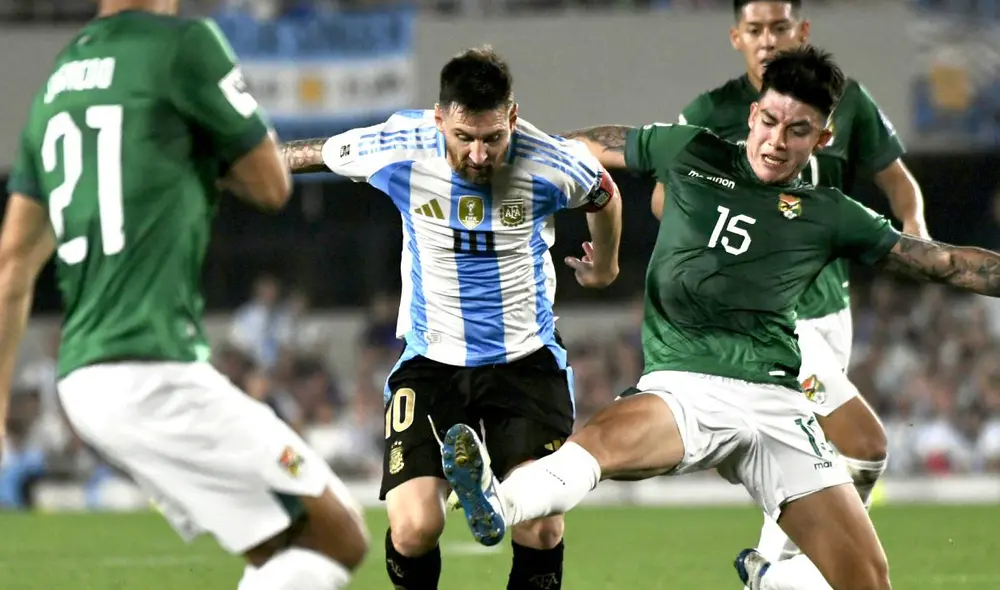 Argentina enfrentó a Bolivia en el Más Monumental por las Eliminatorias. Foto: TyC Sports Argentina enfrentó a Bolivia en el Más Monumental por las Eliminatorias. Foto: TyC Sports