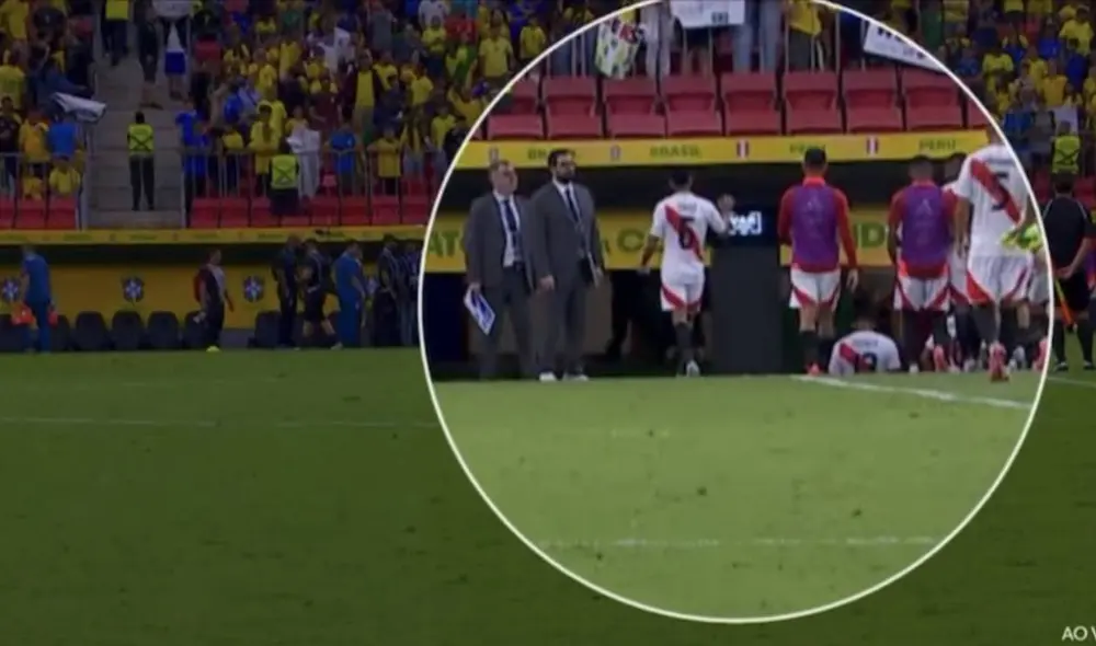 Perú pierde en su visita a Brasil con 2 goles de penal de Raphinha. Foto: captura de Globo