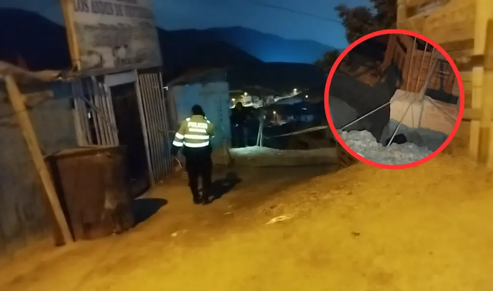 El lamentable suceso ocurrió durante la noche en el asentamiento humano El Milenium. El lamentable suceso ocurrió durante la noche en el asentamiento humano El Milenium.