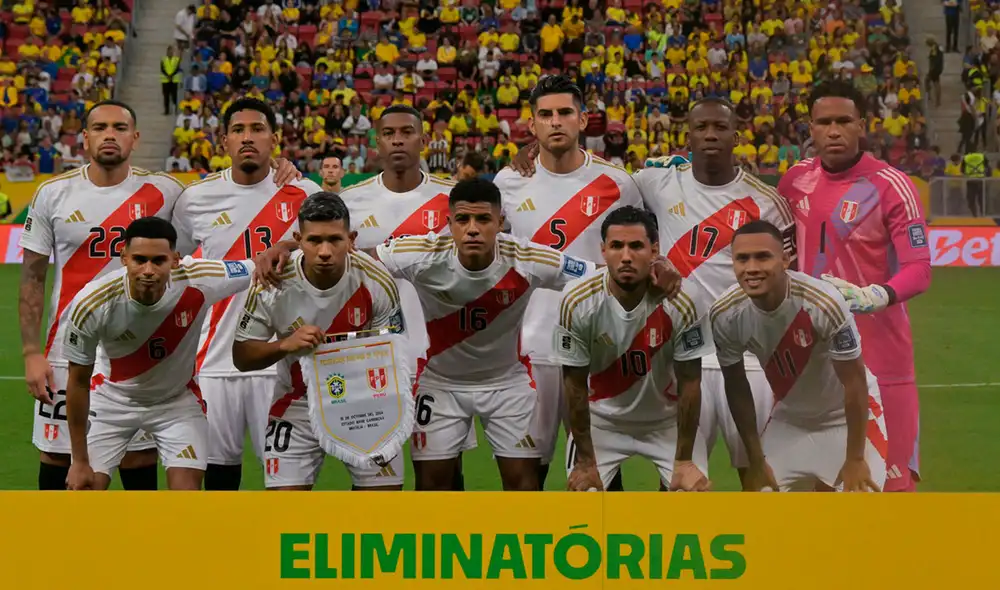 La selección peruana se encuentra ubicada en la novena casilla de las Eliminatorias 2026. Foto: AFP