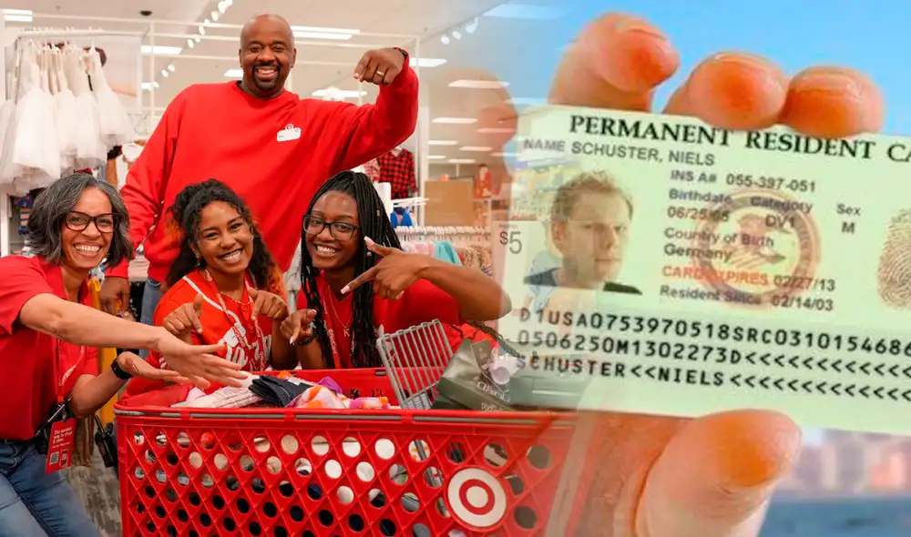 Conseguir una Green Card puede ser más sencillo si cuentas con el patrocinio de Target. Foto: composición LR/Estados Unidos.