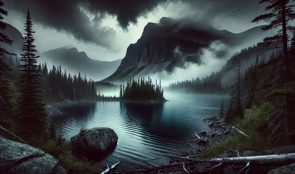 Descubre los secretos de los lagos más aterradores del mundo, donde fenómenos extraños y misterios inexplicables impactan a científicos y aventureros por igual. Foto IA ChatGPT