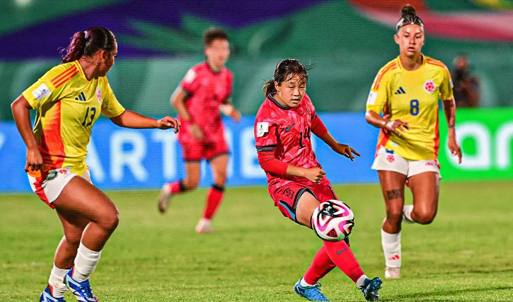 Colombia y Corea del Sur ya habían empatado por el mismo marcador en el Mundial Femenino sub-17 del 2018. Foto: KFA