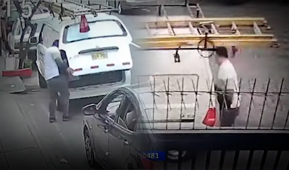 Ladrón esperó que trabajadores entren a vivienda a instalar internet para robar artefactos. Foto: Captura Panamericana Televisión Ladrón esperó que trabajadores entren a vivienda a instalar internet para robar artefactos. Foto: Captura Panamericana Televisión