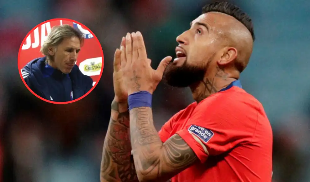 Arturo Vidal exige la salida de Ricardo Gareca tras derrotas de su selección. Foto: composición La República / captura Arturo Vidal exige la salida de Ricardo Gareca tras derrotas de su selección. Foto: composición La República / captura