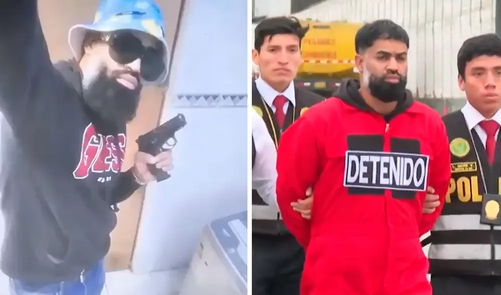 Alias 'Barbas' tenía orden de captura internacional de Interpol. Foto: composición LR/América TV Alias 'Barbas' tenía orden de captura internacional de Interpol. Foto: composición LR/América TV