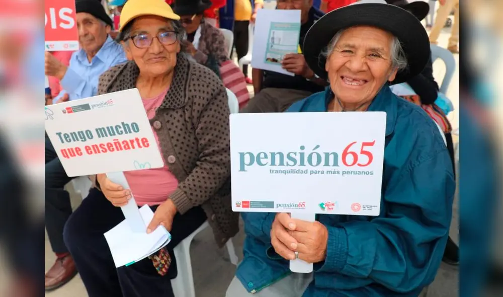 Ejecutivo aprobó aumento en el programa Pensión 65: adultos mayores podrán beneficiarse. Foto: Andina.