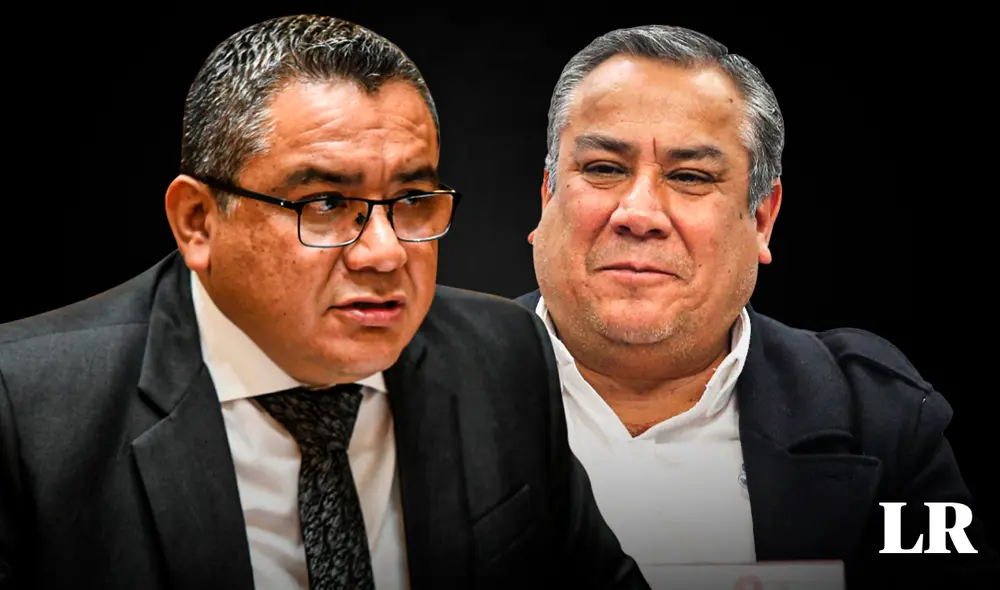 Premier Gustavo Adrianzén respaldó a Juan José Santivañez Foto: composición LR/difusión