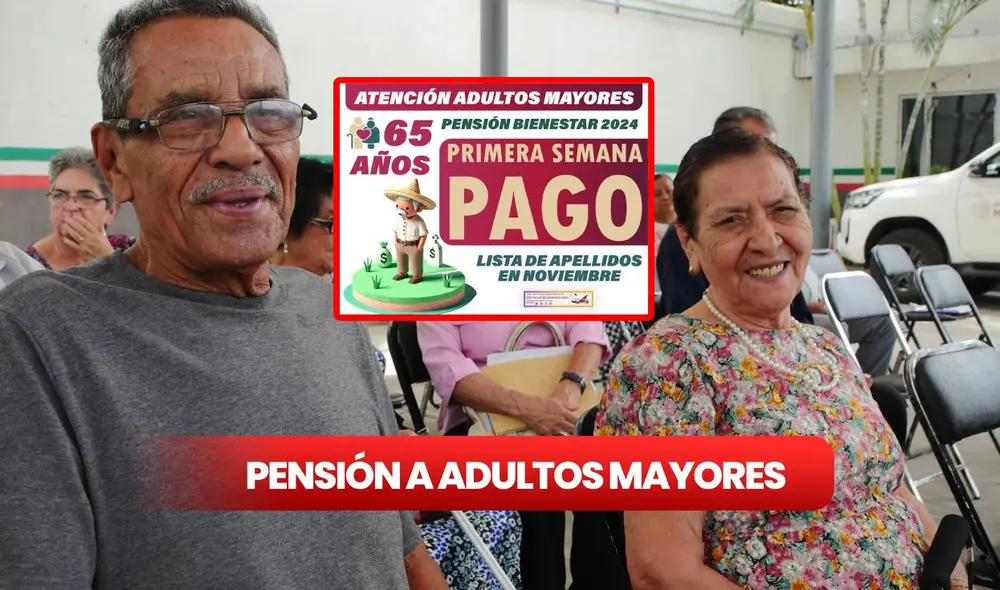 La pensión Bienestar 2024 es un beneficio que entrega diversos montos a los adultos mayores. Foto: composición LR/ Bienestar MX