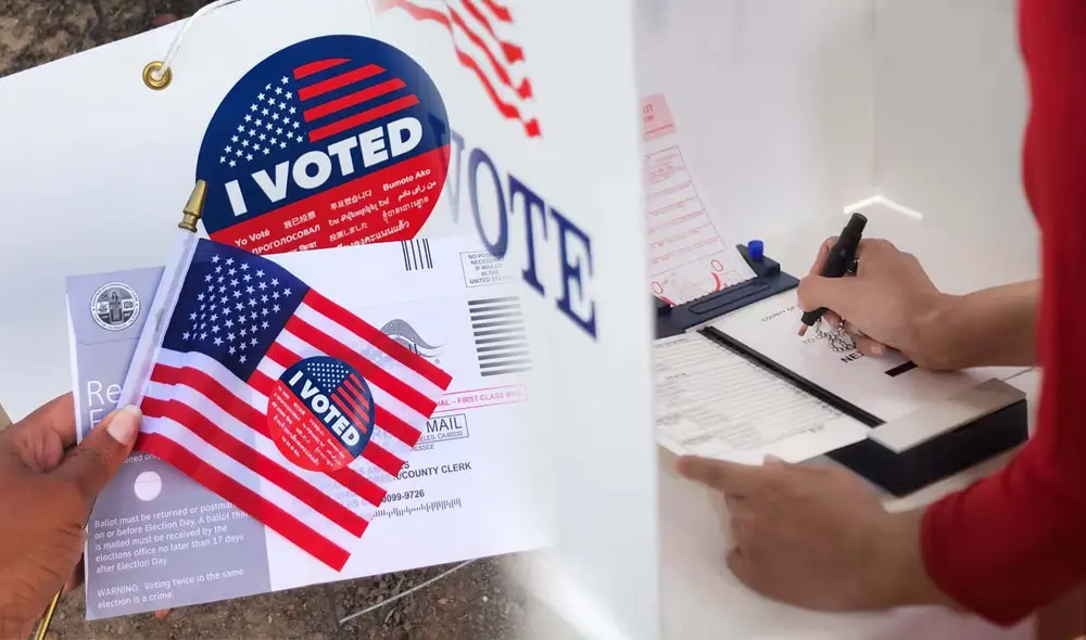 Los ciudadanos estadounidenses en el extranjero pueden participar en las elecciones presidenciales de 2024 a través del voto en ausencia, garantizado por la ley UOCAVA. Foto: composición LR/NBC/Unsplash