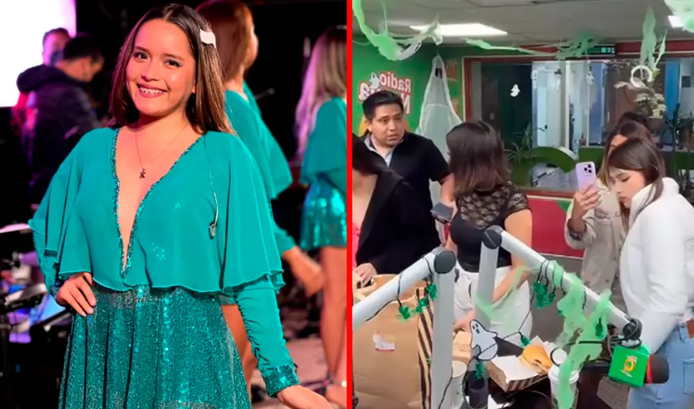 Kiara Lozano esta desde el 2021 en Corazón Serrano y cuenta con 23 años. Foto: Composición LR/TikTok.