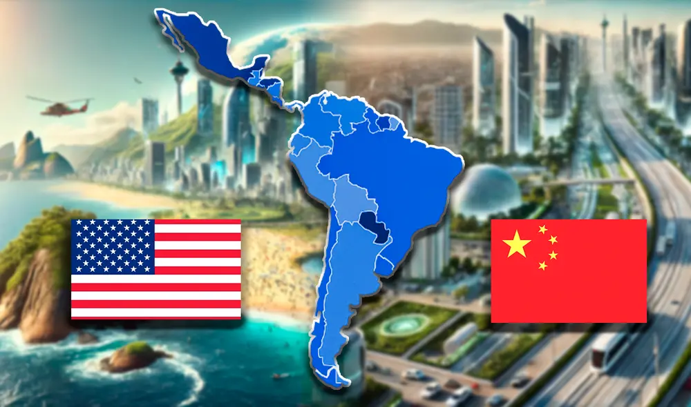 Estados Unidos y China continúan liderando el ranking de potencias mundiales en el 2030. India sería la sorpresa. Foto: composición LR/Freepik/ChatGPT Estados Unidos y China continúan liderando el ranking de potencias mundiales en el 2030. India sería la sorpresa. Foto: composición LR/Freepik/ChatGPT