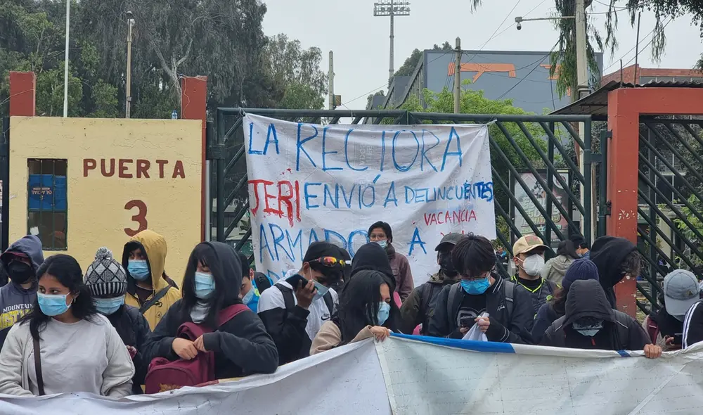 Este 18 de octubre continúa la toma de San Marcos. Foto: Kevinn García/URPI-LR