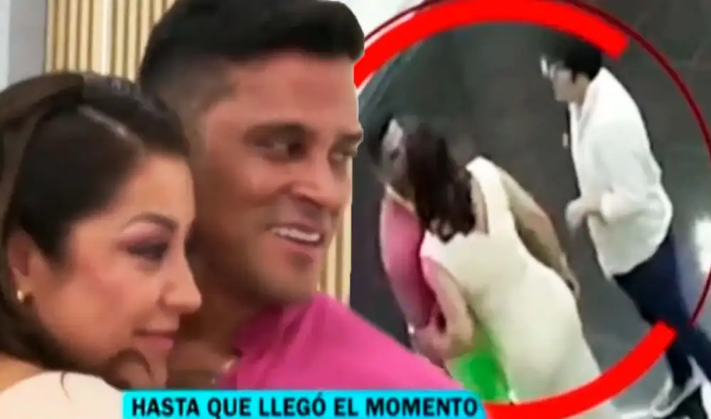 Karla Tarazona y Christian Domínguez fueron ampayados por 'Todo se filtra'. Foto: Composición LR/Captura/Panamericana TV