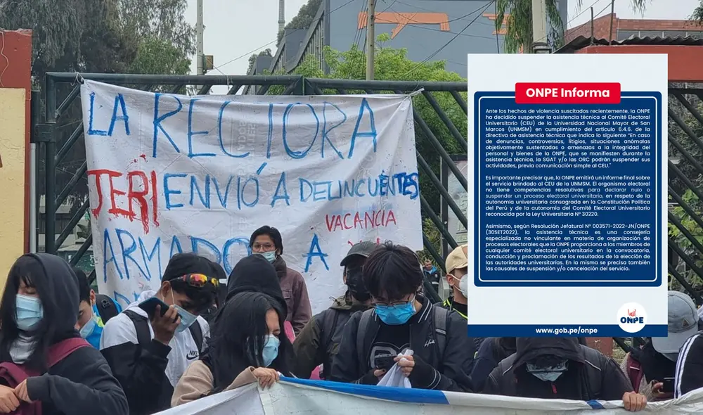 Los estudiantes universitarios mantienen su jornada de lucha, ya que exigen la anulación total de las elecciones. Foto: composición LR Los estudiantes universitarios mantienen su jornada de lucha, ya que exigen la anulación total de las elecciones. Foto: composición LR