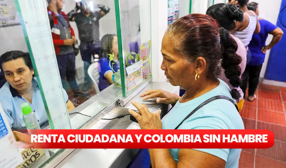 La Renta Ciudadana sirve como apoyo económico para las personas de bajos recursos en Colombia. Foto: composición LR