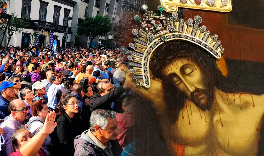 Miles de devotos acompañaron al Cristo Moreno durante su recorrido por el centro de Lima. Foto: composición LR/Dayana Huerta/LR/Hermandad del Señor de los Milagros Miles de devotos acompañaron al Cristo Moreno durante su recorrido por el centro de Lima. Foto: composición LR/Dayana Huerta/LR/Hermandad del Señor de los Milagros