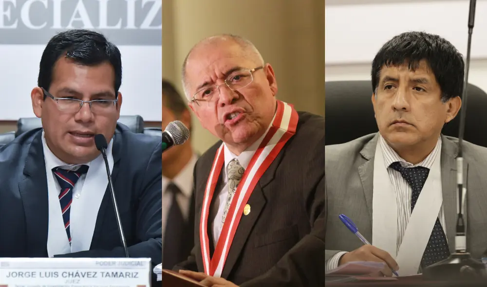 De izquierda a derecha: Jorge Luis Chávez Tamariz, César San Martín y Richard Concepción Carhuancho. Foto: composición/La República De izquierda a derecha: Jorge Luis Chávez Tamariz, César San Martín y Richard Concepción Carhuancho. Foto: composición/La República