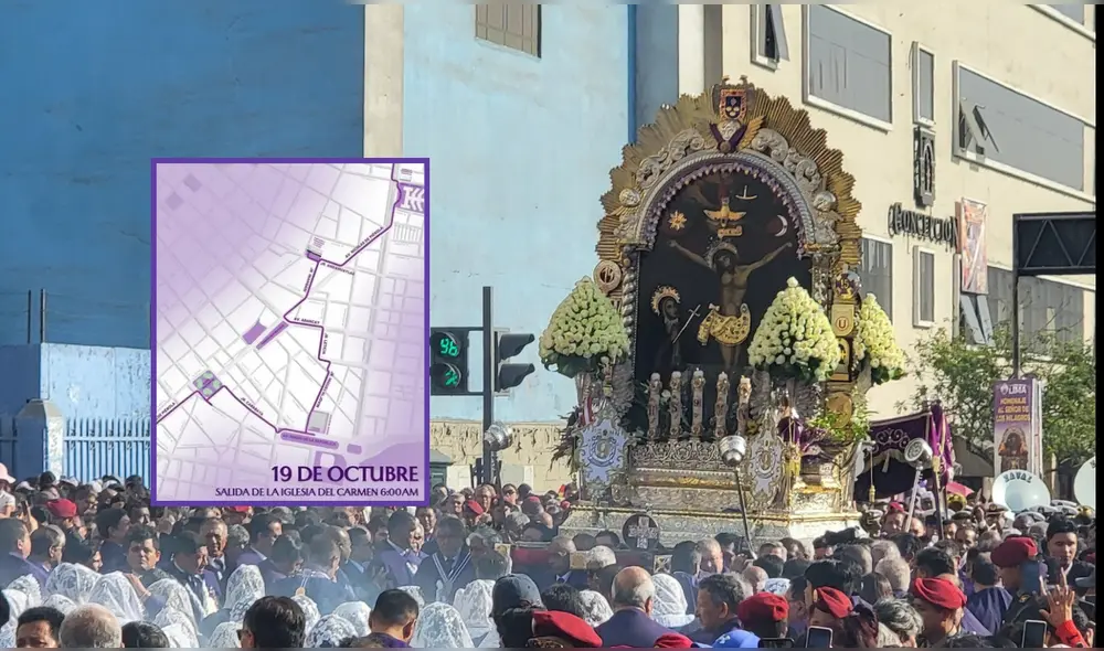 Este 19 de octubre se realizará la tercera procesión del Señor de los Milagros. Foto: Dayana Huerta -  LR/HSMN