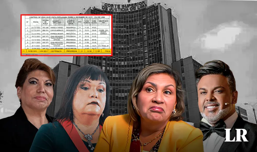 Suspendida jueza María Vidal se reunió con fiscal Peralta y Enma Benavides en la Corte Superior de Lima Foto: Composición LR/Difusión Suspendida jueza María Vidal se reunió con fiscal Peralta y Enma Benavides en la Corte Superior de Lima Foto: Composición LR/Difusión