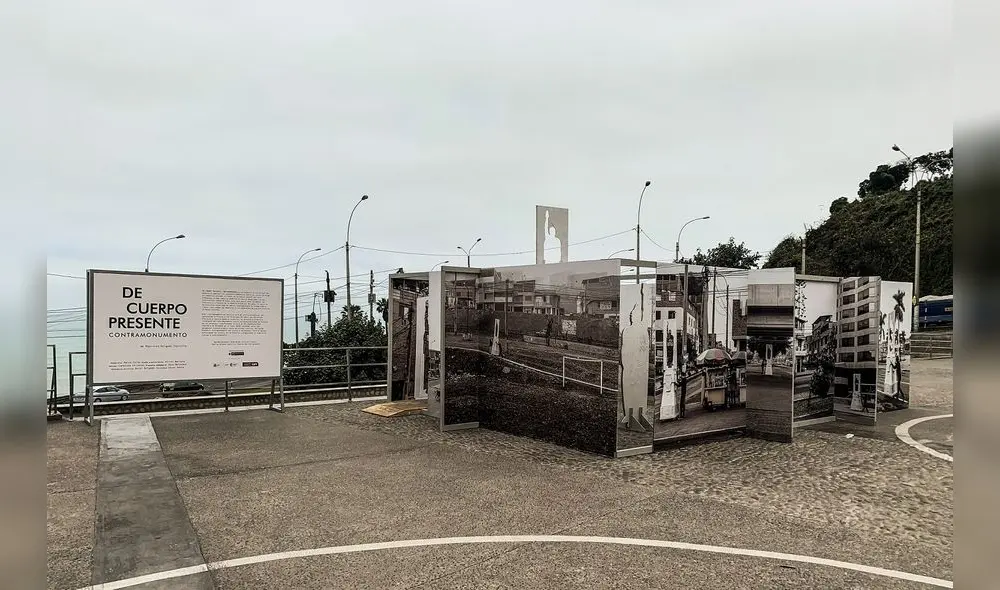 "De cuerpo presente. Contramonumento".