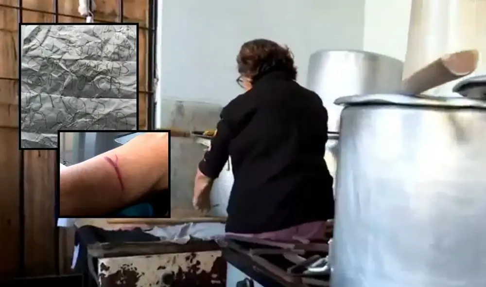 Extorsionadores amenazan y atacan a dirigente mayor de un comedor popular en Villa María del Triunfo. Foto: captura ATV Extorsionadores amenazan y atacan a dirigente mayor de un comedor popular en Villa María del Triunfo. Foto: captura ATV