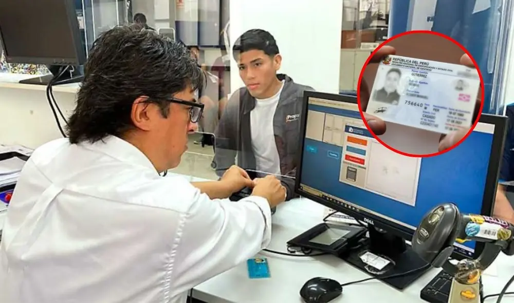 Reniec emitió una resolución que permite la entrega gratuita de DNI electrónicos durante todo octubre para las personas que cumplan con los requisitos. Foto: composición LR/Andina