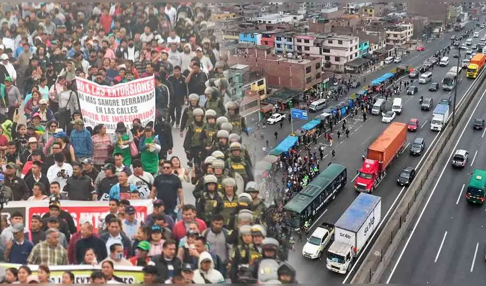 Los gremios de transportistas han convocado a un paro nacional en Perú para el 23 de octubre, instando a la población a unirse contra la creciente criminalidad en el país. Foto: composición LR/La Repùblica/Andina