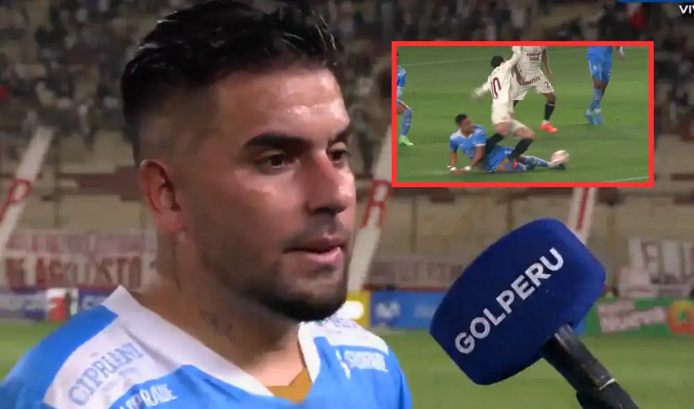 Víctor Cedrón se refirió al penal cobrado por el arbitraje durante el partido contra la "U". Foto: Composición La República