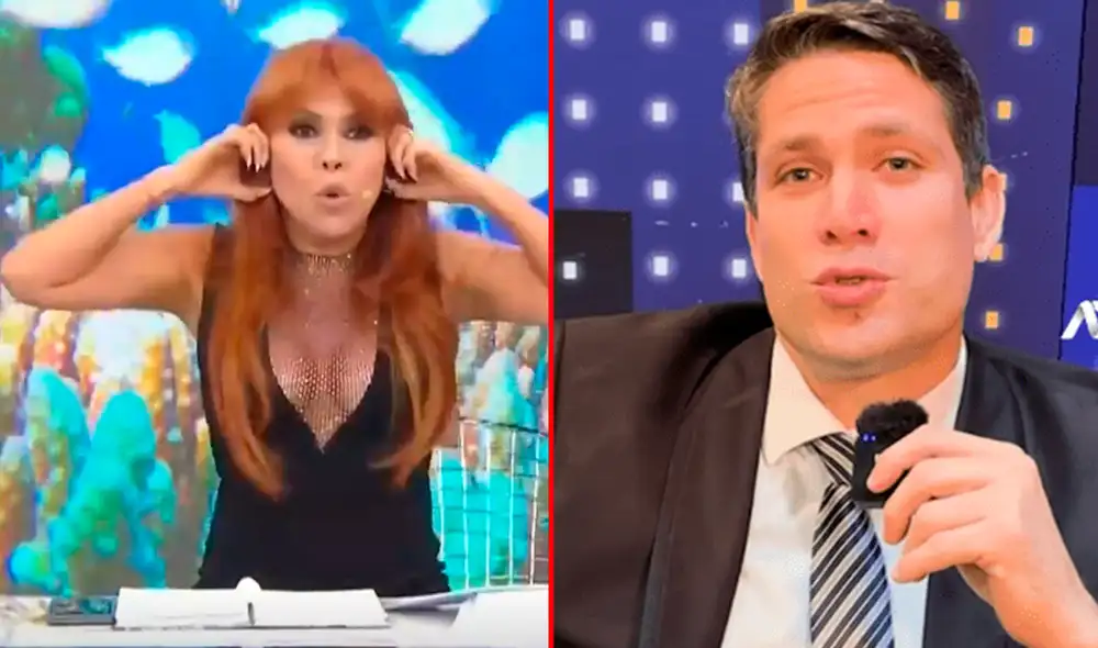 Paco Bazán reveló ser el único amigo que tiene Magaly Medina en ATV. Foto: Composición LR/ATV.