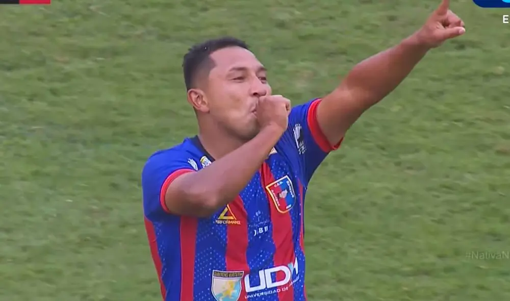 Edhu Oliva marcó el único tanto con el que Alianza Universidad salió campeón de la Liga 2. Foto: captura Edhu Oliva marcó el único tanto con el que Alianza Universidad salió campeón de la Liga 2. Foto: captura
