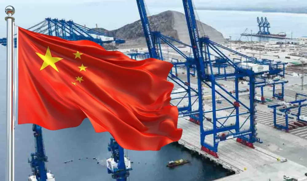 Puerto de Chancay y las implementaciones chinas que tendrá el megapuerto. Foto: Composición LR/difusión/Andina