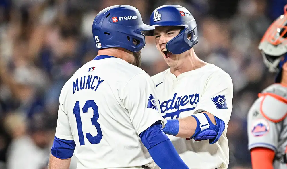 Los Angeles Dodgers volvió a superar a New York Mets y ganó la serie por 4-2. Foto: Dodgers Los Angeles Dodgers volvió a superar a New York Mets y ganó la serie por 4-2. Foto: Dodgers