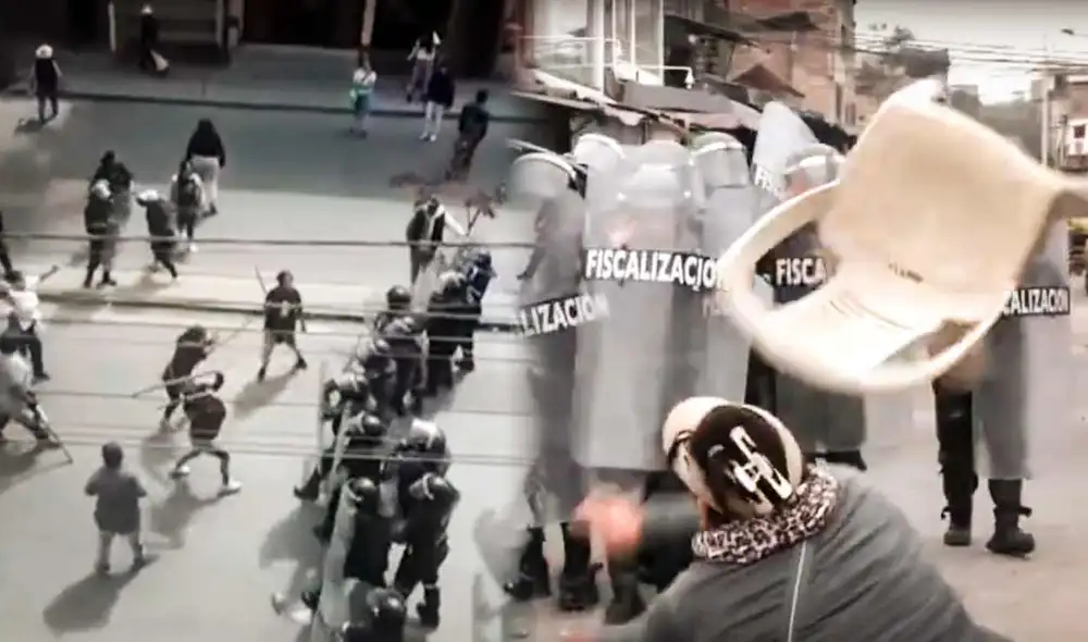 Fiscalizadores de la Municipalidad de Villa El Salvador y la Policía Nacional intentaron recuperar un espacio público, pero los comerciantes informales se resistieron al desalojo en Villa El Salvador. Foto: composición LR/Panamericana Fiscalizadores de la Municipalidad de Villa El Salvador y la Policía Nacional intentaron recuperar un espacio público, pero los comerciantes informales se resistieron al desalojo en Villa El Salvador. Foto: composición LR/Panamericana