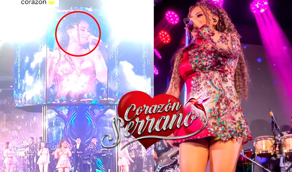 Ana Lucía Urbina vivió un momento complicado en un reciente concierto de Corazón Serrano. Foto: Composición LR/Captura/TikTok/Captura/Instagram Ana Lucía Urbina vivió un momento complicado en un reciente concierto de Corazón Serrano. Foto: Composición LR/Captura/TikTok/Captura/Instagram