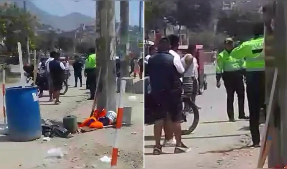 Se registraron 3 obreros heridos en un ataque realizado en Comas. Foto: Difusión Se registraron 3 obreros heridos en un ataque realizado en Comas. Foto: Difusión