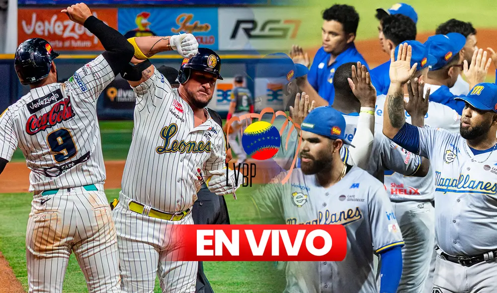 Leones del Caracas marchan en quinto lugar en la tabla de posiciones de la LVBP 2024-25. Foto: composición LR