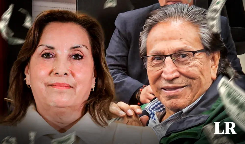 Dina Boluarte aprobó pago de defensa de Alejandro Toledo. Foto: composición LR Dina Boluarte aprobó pago de defensa de Alejandro Toledo. Foto: composición LR