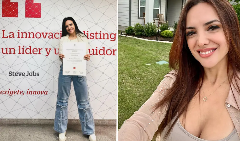 Rosángela Espinoza estudió Marketing en la UPC. Foto: composición LR/Instagram/Rosángela Espinoza