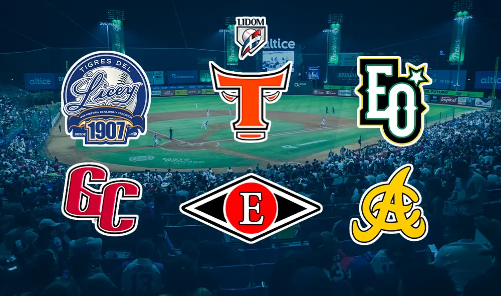 Los Leones del Escogido son los punteros de la ronda regular de la LIDOM 2024-25. Foto: composición LR/AFP