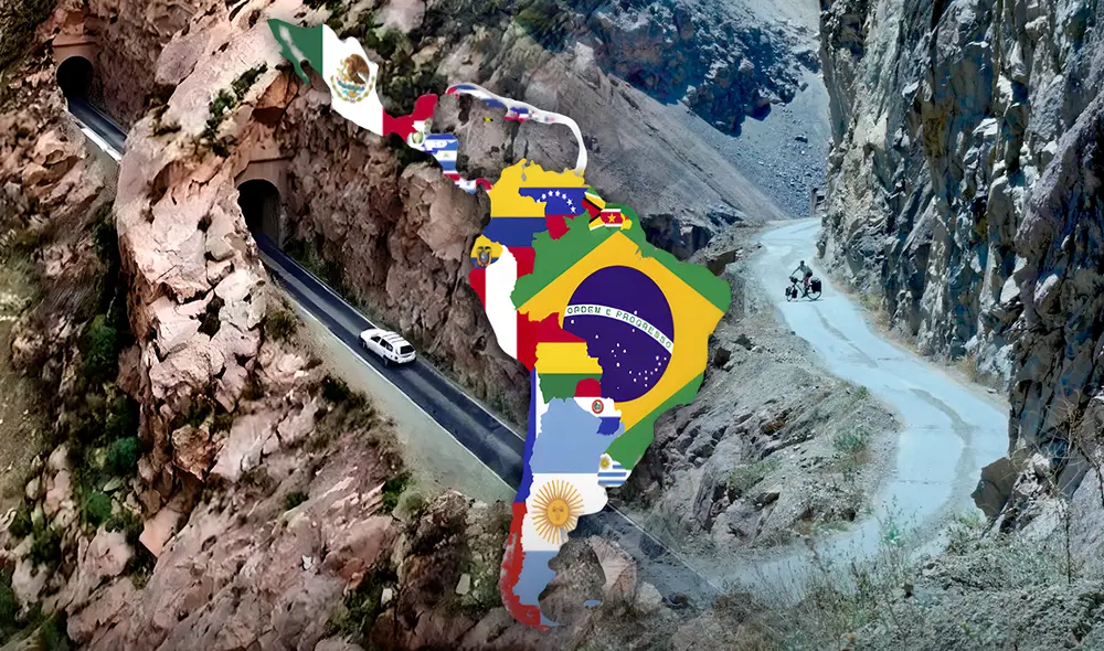 Las condiciones climáticas, como la niebla y la lluvia, hacen que la carretera sea aún más peligrosa. La visibilidad reducida y la falta de barreras de seguridad agravan los riesgos para los conductores. Foto: composición LR/difusión