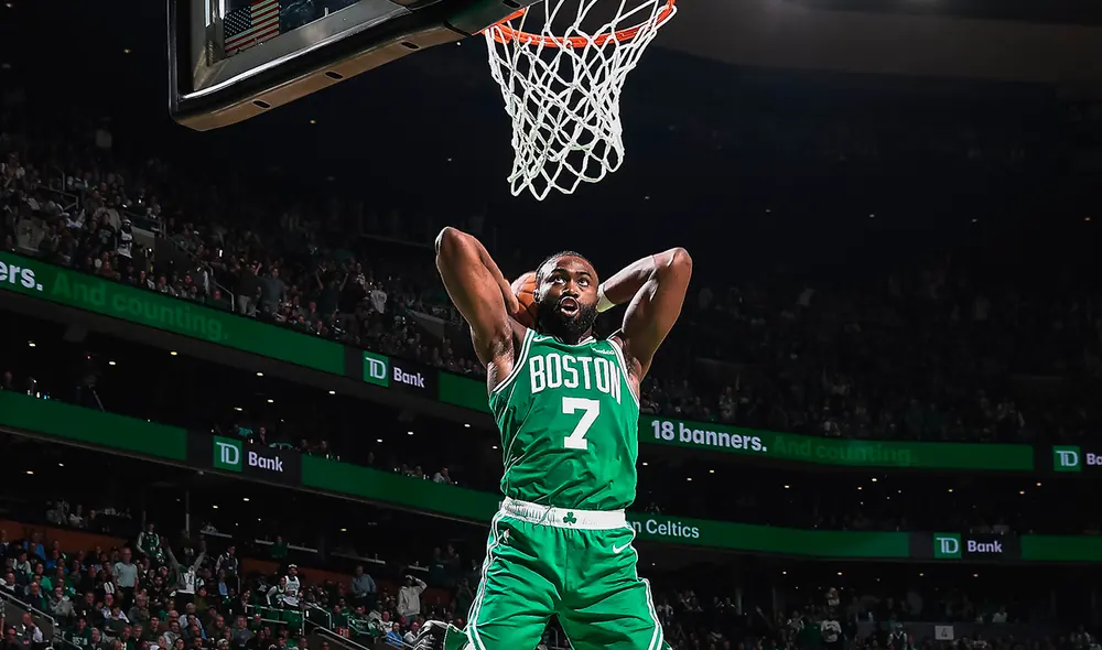 Celtics vs Knicks disputaron el juego inaugural de la NBA en el TD Garden de Boston. Foto: Celtics
