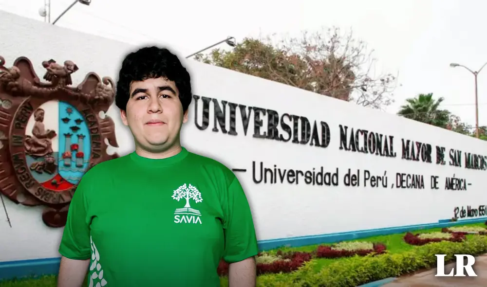 Mateo Silva es un joven de 19 años que ingresó en primer lugar a la carrera de Ingeniería de Software en la UNMSM. Foto: composición LR/Revista ProActivo/cortesía