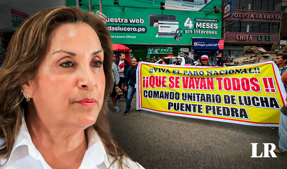 Dina Boluarte culpó a los migrantes venezolanos por el incremento de la inseguridad. Foto: composición Jazmin Ceras/ La República.