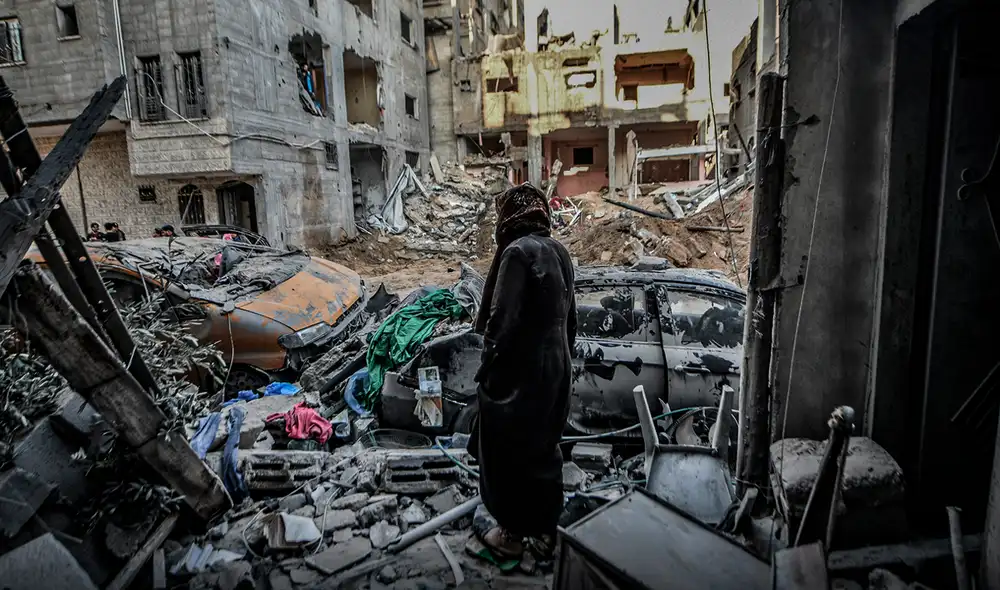 Durante su visita, Blinken se refirió a la muerte de Yahya Sinwar, líder de Hamás, como potencial desencadenante para un alto el fuego y destacó la necesidad de ayudar a los civiles afectados. Foto: AFP