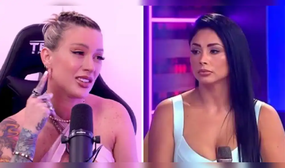 Leslie Shaw consideraría colaborar con Franco si ella se atreve a cantar temas inéditos. Foto: Composición LR/YouTube/América